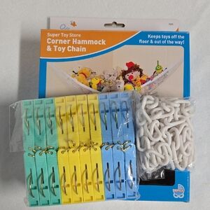 NEW In PLASTIC Dream Baby 6 ft. Toy Chain + 20 Moveable Hooks Storage Organize